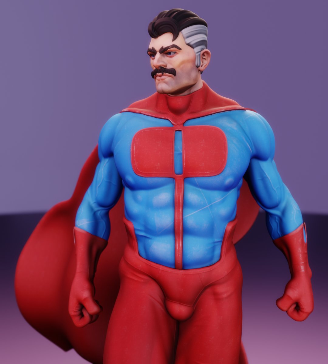 russellmidfield's tweet photo. Finished an awesome superhero anatomy course by #Speedchar! I'd definitely recommend it, it helped me understand how all of the muscles interact, overlap, and connect to the body, which made my sculpt so much better.

#b3d #blender #omniman #characterdesign #gamedev https://t.co/4UbJIjCavz