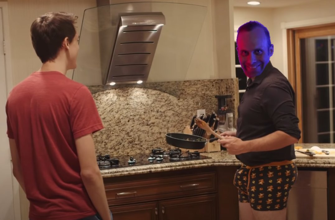 How I imagine this will go down tomorrow between <a href="/matthwatson/">Matt "Matt" Watson</a> and @DadFeels at <a href="/TheCreatorClash/">Creator Clash</a>... However, this time, I imagine the vegetables WILL hurt somebody...