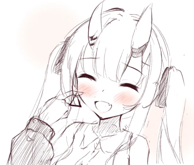 眠れないのでお嬢かいてました
(笑顔可愛く描けた気がする 