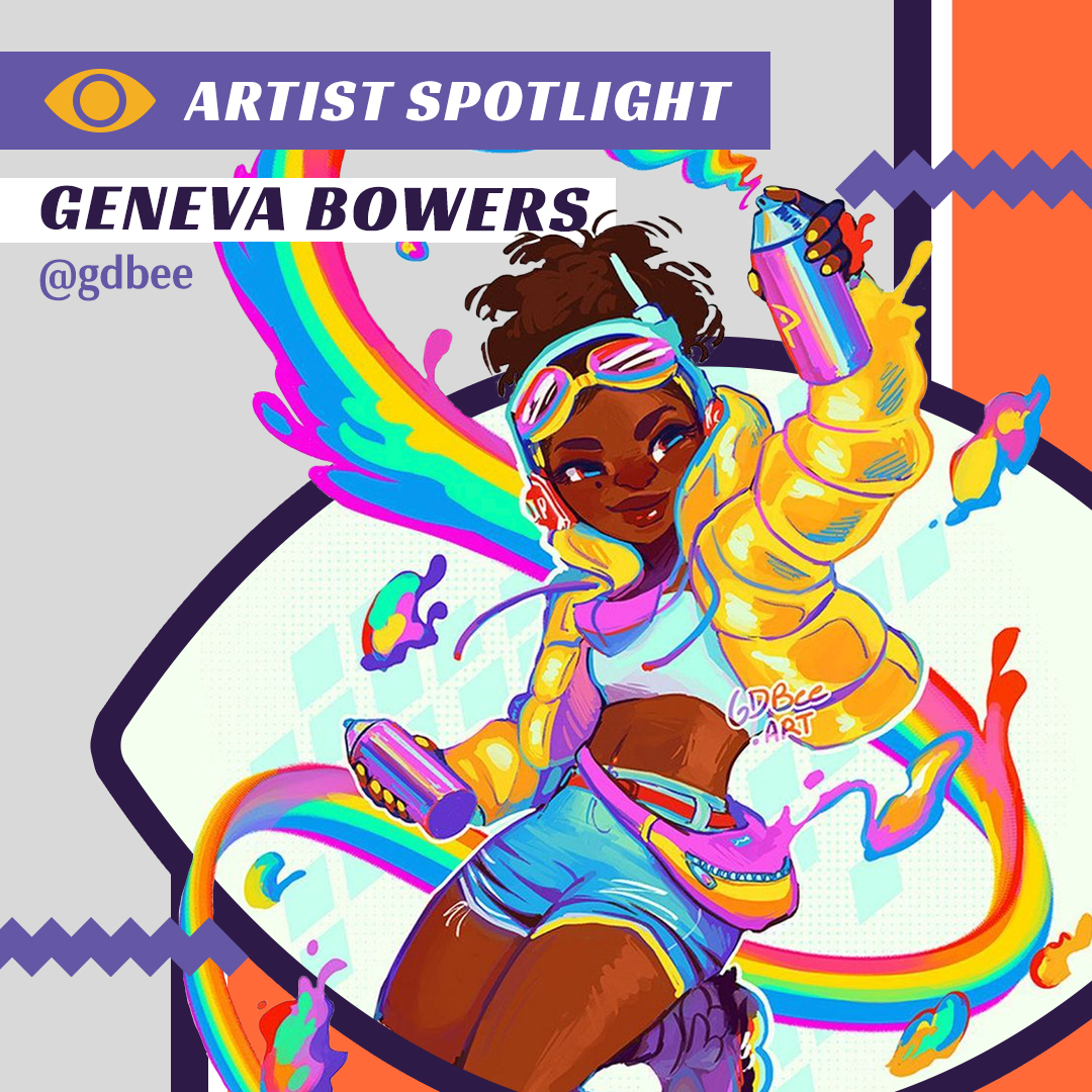 MyControlCard's tweet image. #ArtistSpotlight of the day ison @gdbeeart aka Geneva Bowers, a self-taught illustrator based in Western North Carolina. Geneva loves manipulating color while adding a touch of realism to each piece. Her unique, colorful illustrations will take you to another world ✨
