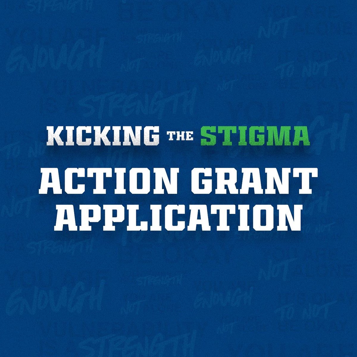 coltscommunity's tweet image. The #KickingTheStigma Action Grant Application program is now accepting applications! 

Indiana-based nonprofit organizations with a focus on key programming in the mental health sector may apply. Deadline to submit is June 3, 2022. 

🔗: colts.com/kts