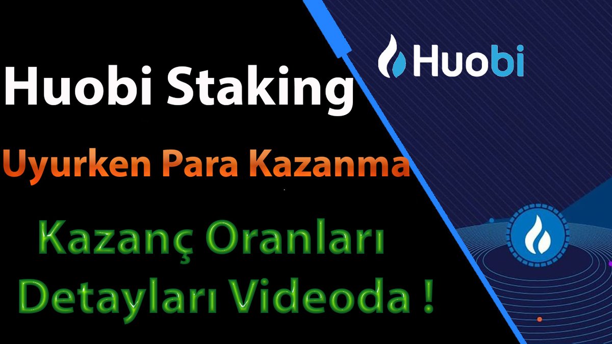 BitcoinPrensi's tweet photo. Huobi Staking Nedir, Nasıl Yapılır ? Uyurken Para Kazanma Yöntemi. Videoyu İzlemek İçin : https://t.co/Iqq8Vvw5Q3

Huobi Borsası Kayıt : https://t.co/T4e7cpgVSS

#faiz #stake #Staking #banka #uyurken #para #kazanma #parakazanma #lunacoin https://t.co/yKsymqCvtX