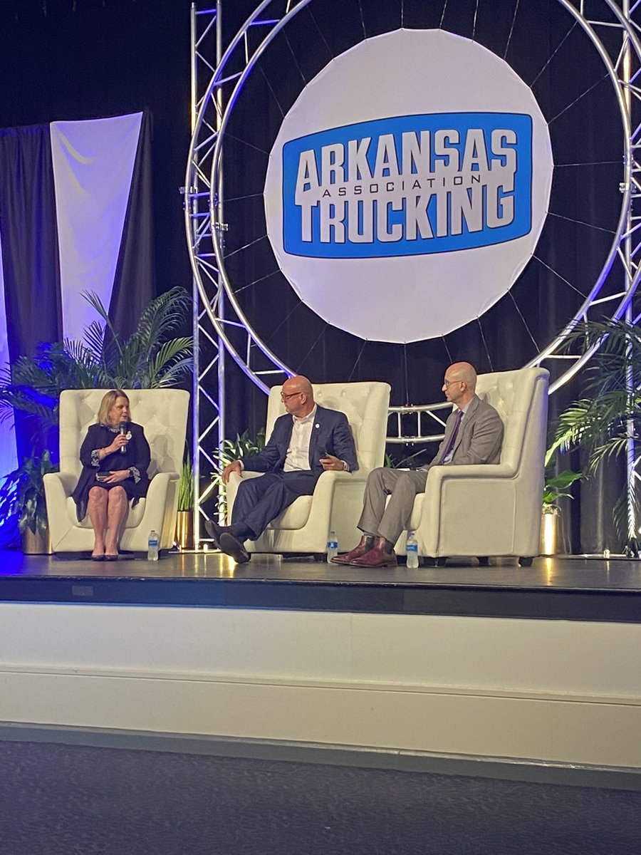 I enjoyed being a part of <a href="/ARTrucking/">Arkansas Trucking</a>’s Annual Conference. I shared my “Electrification Playbook” &amp; vision for AR’s HALO hub partnership w/ LA &amp; OK. Together, through this partnership, we plan to establish a regional hub for development, production, &amp; use of clean hydrogen.