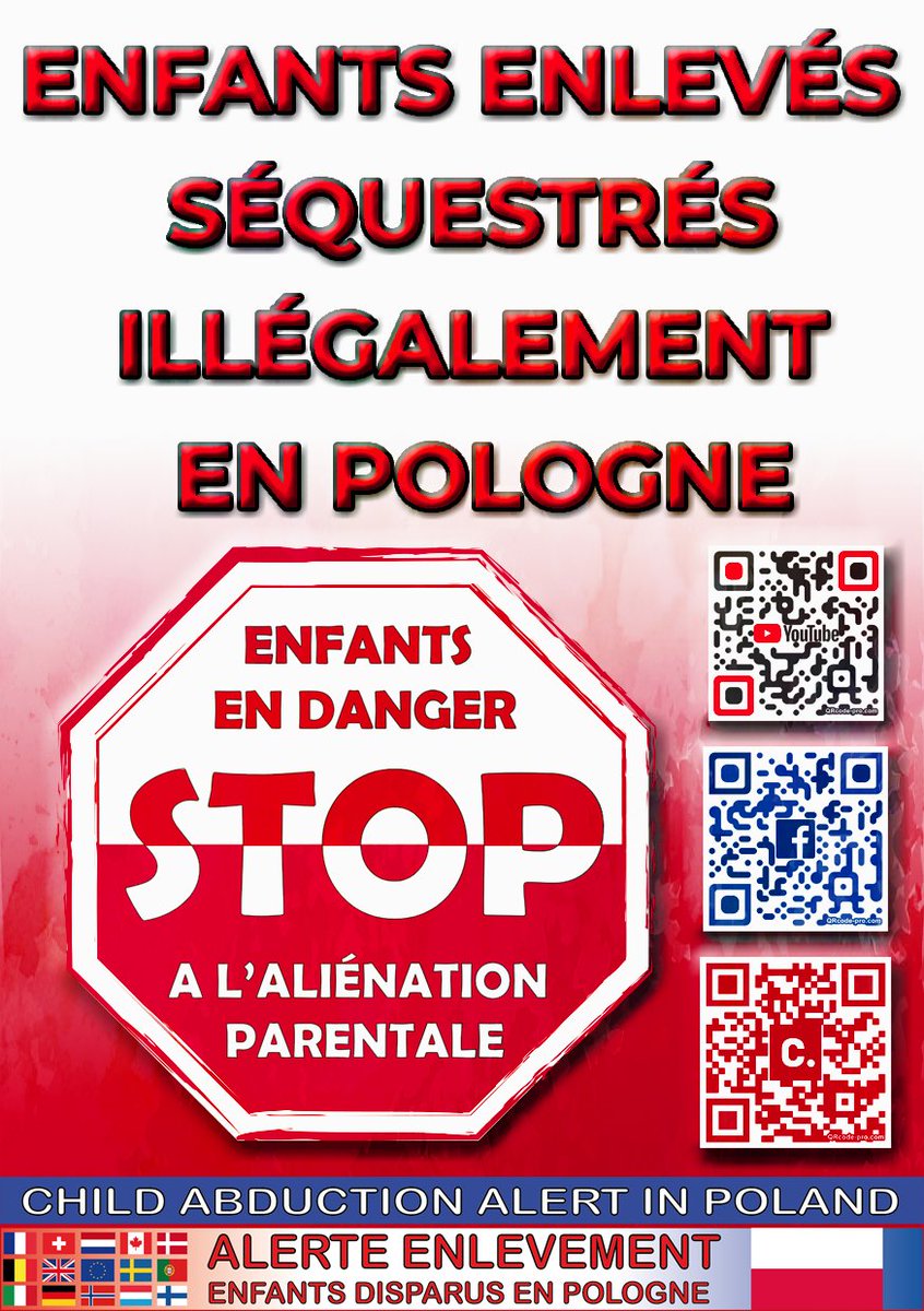 Childabduct_Eu's tweet photo. #Enlèvements d’#enfant à l’échelle #internationale vers la #Pologne, #séquestrations, #rapts, enfants en #danger, #Stop, #aliénationparentale, #Violations des #conventions, #illégal, #EtatdeNonDroit, procédés #barbare, #Inhumain, #Scandaleux… https://t.co/7gi7TW0EL0