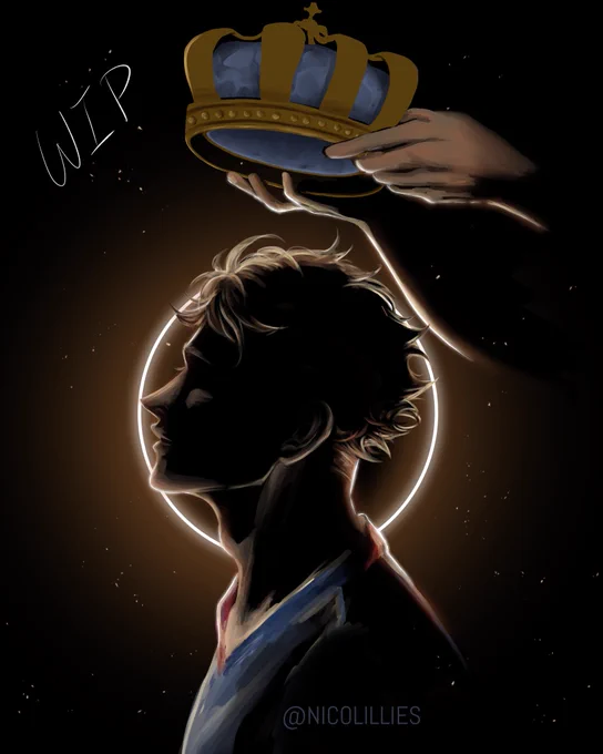 wip light study with Oiks #haikyuu #oikawatooru 