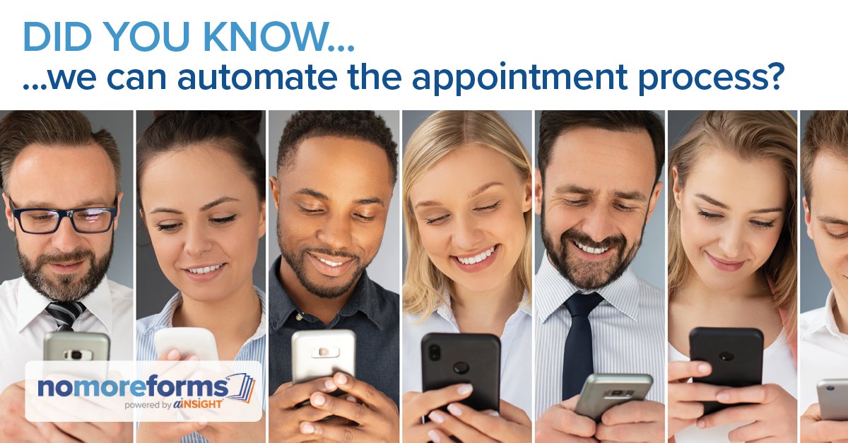 ainsight's tweet photo. What if your producers could request multiple appointments in seconds? NoMoreForms automates carriers’ administrative burdens, allowing a faster and more compliant appointment process.
https://t.co/CRLhDJBmj9
https://t.co/XcZfNQthHn https://t.co/MGKTgzEp0u