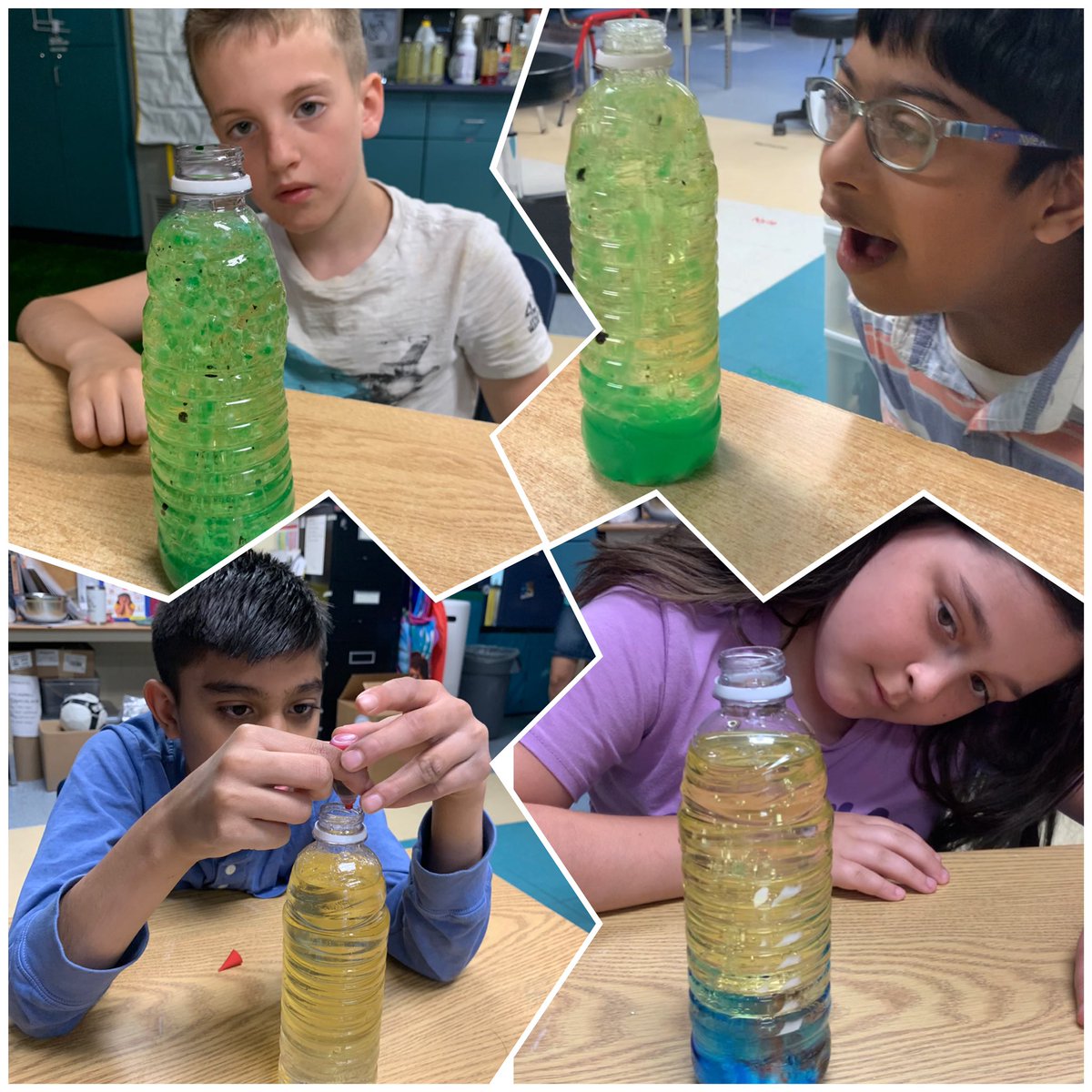 MsGullick's tweet photo. Fun Friday making lava lamps! https://t.co/nqXJvTLqQW