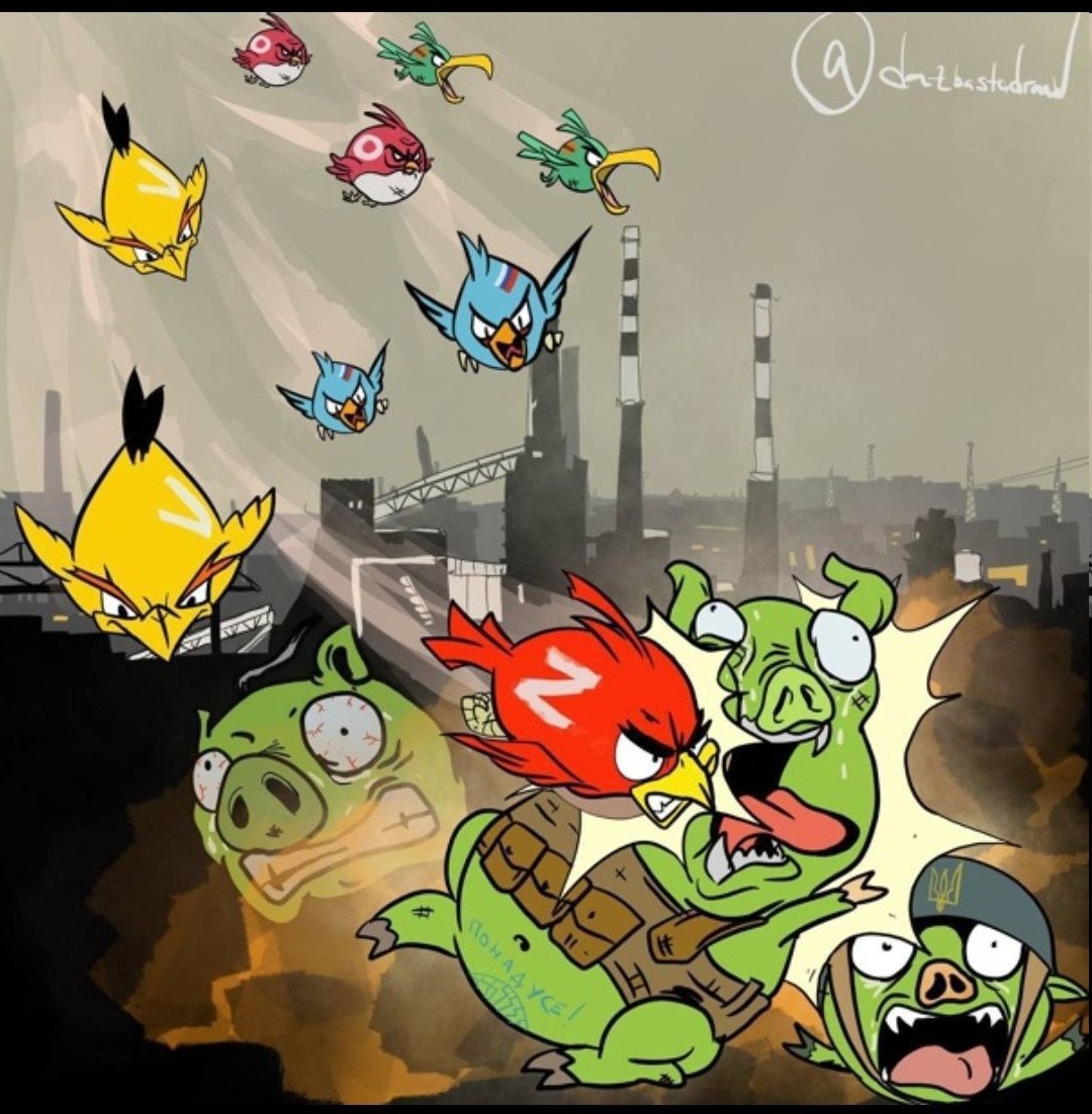 twit_impressive's tweet photo. Пора отменять Angry Birds! 😂 https://t.co/So5txkf6Yt