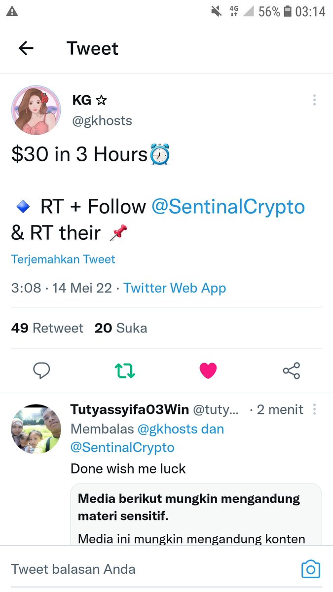 Celline36063227's tweet photo. @gkhosts @SentinalCrypto https://t.co/GTNSd3TrVv