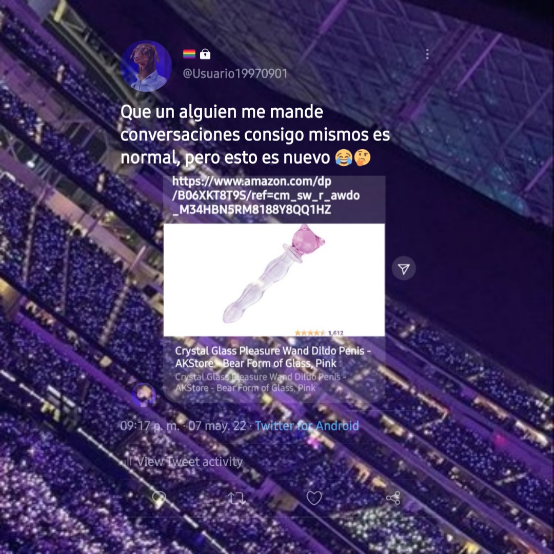 Yukii404's tweet photo. My idol 🎤 KookGiAU

Y¤¤ngi lleva unos meses usando el chat con su cantante favorito, Jungk¤¤k, como block de notas, pero para su mala (o buena) suerte, este responde al mensaje que le envió con el link de compra a un juguete sexual. https://t.co/gScjwnpeO2