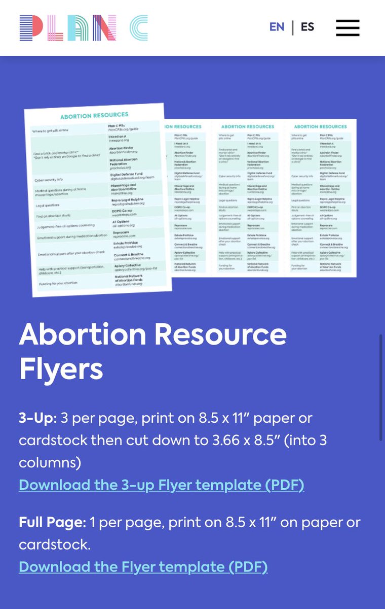mylovelycaitlyn's tweet photo. Heading to an action tomorrow? Don’t show up empty-handed!

Print out some abortion resource lists from @Plancpills! 💗

https://t.co/cHMJLZq67O https://t.co/ULy16Hf7bm