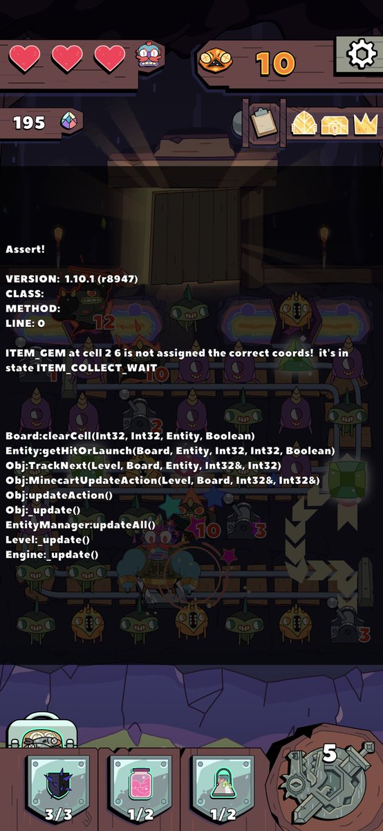 Genelle's tweet photo. @CAPYGAMES I feel like this isn’t supposed to happen. https://t.co/OxY5rlMcGu