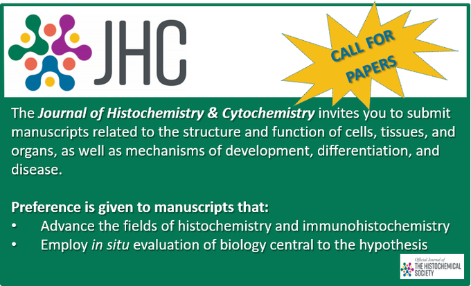 JHCnews's tweet photo. Submit your manuscript today! https://t.co/KzrxariuI7
No submission, page, figure, or color charges!
For additional details, visit https://t.co/G3oDykOiBi or contact us at johc@histochemicalsociety.org
#histochemistry #pathology #cytochemistry #immunology https://t.co/rXqxF9hiRh