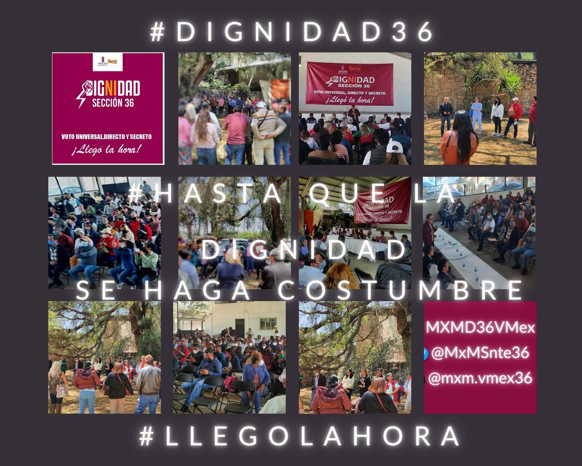 MxMSnte36's tweet photo. @LuisaAlcalde @LuisaAlcalde las diferentes expresiones sindicales que estamos buscando se inicie el procedo de elección de la dirigencia nacional del @SnteNacional bajo el nuevo esquema  del #NuevoModeloLaboral estamos en espera de celebrar una reunión con acuerdos regales y no solo discurso. https://t.co/ZycgElNVcf
