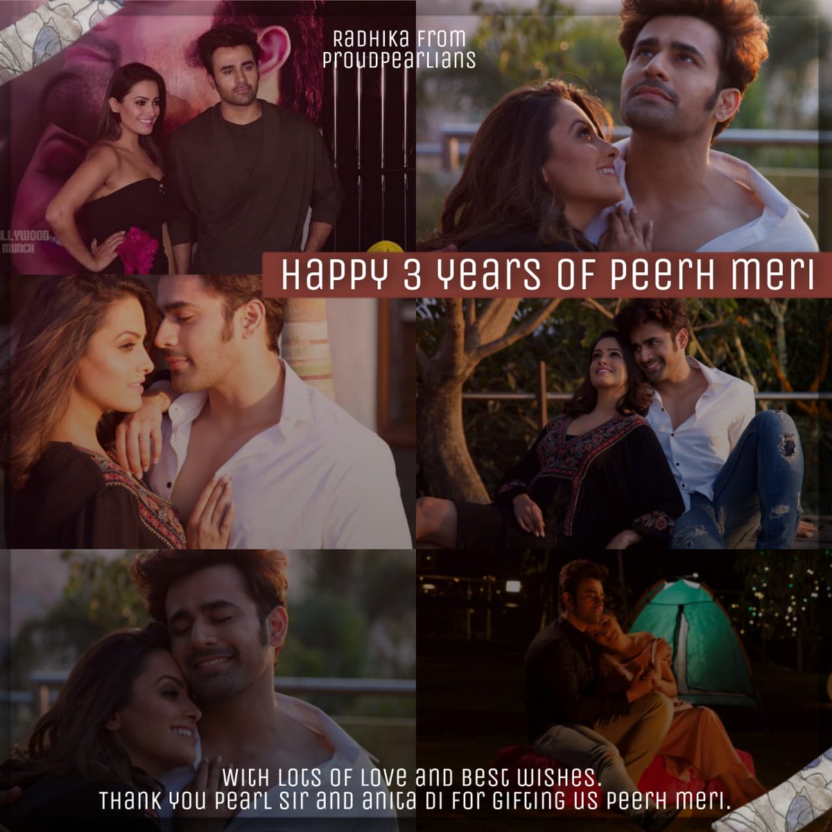 proudpearlians's tweet photo. Happy 3 years of peerh meri 
With lots of love and best wishes. Thank you pearl sir and anita di for gifting us peerh meri. @pearlvpuri @anitahasnandani #pearlvpuri #anitahassanandani #peerhmeri https://t.co/WDD1RS97mW