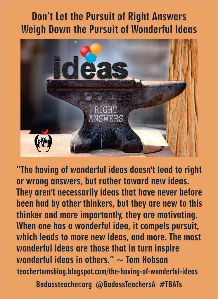 Ever get the feeling that certain politicians are afraid to let kids think or have new knowledge to think with taught to them? #TBATs