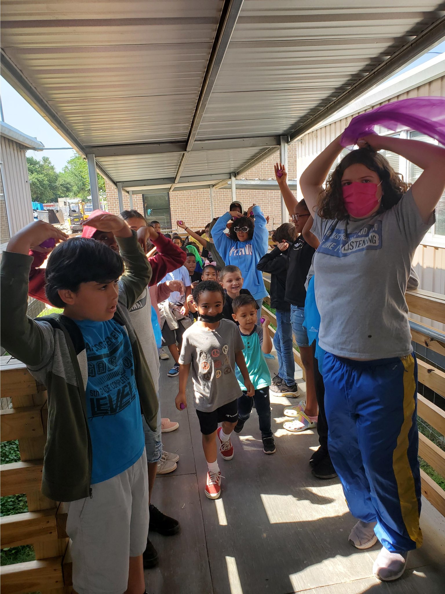Hancockcfisd on Twitter "PreK celebration with 5th grade. https//t