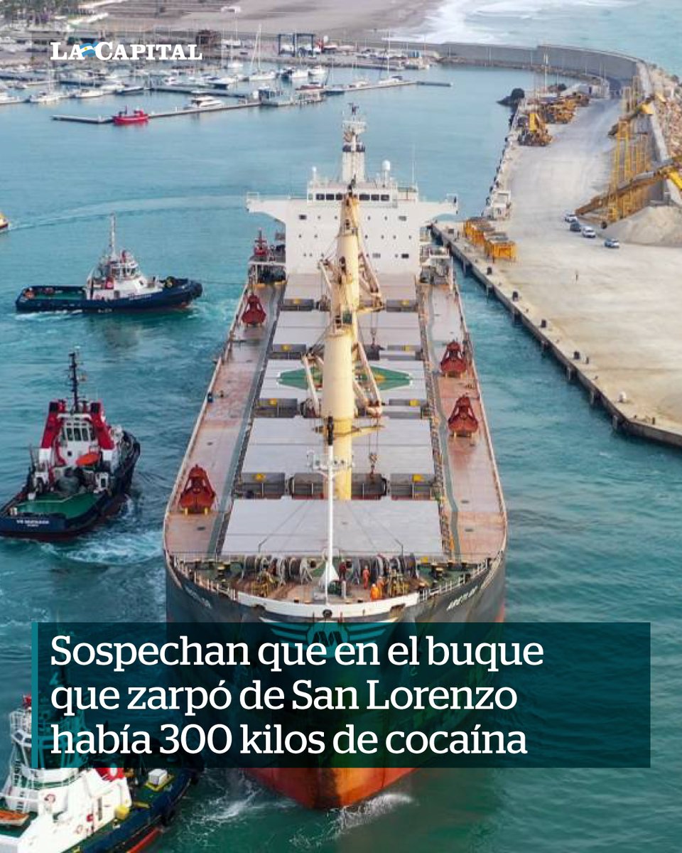 lacapital's tweet photo. Los detectives australianos que investigan el hallazgo de 50 kilos de cocaína en un barco que zarpó de San Lorenzo creen que había más droga
→ https://t.co/EBJhxrblzj https://t.co/s4Rr1Yi5yv