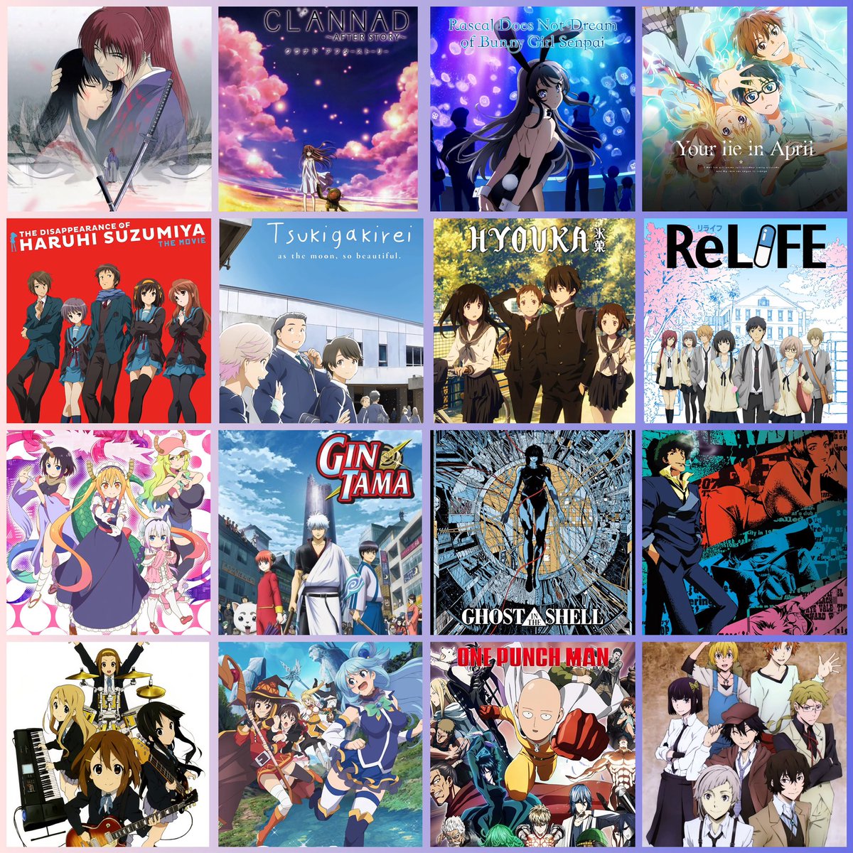_crmzen's tweet photo. Favourite Anime (In no order) https://t.co/vTIqlVUihC