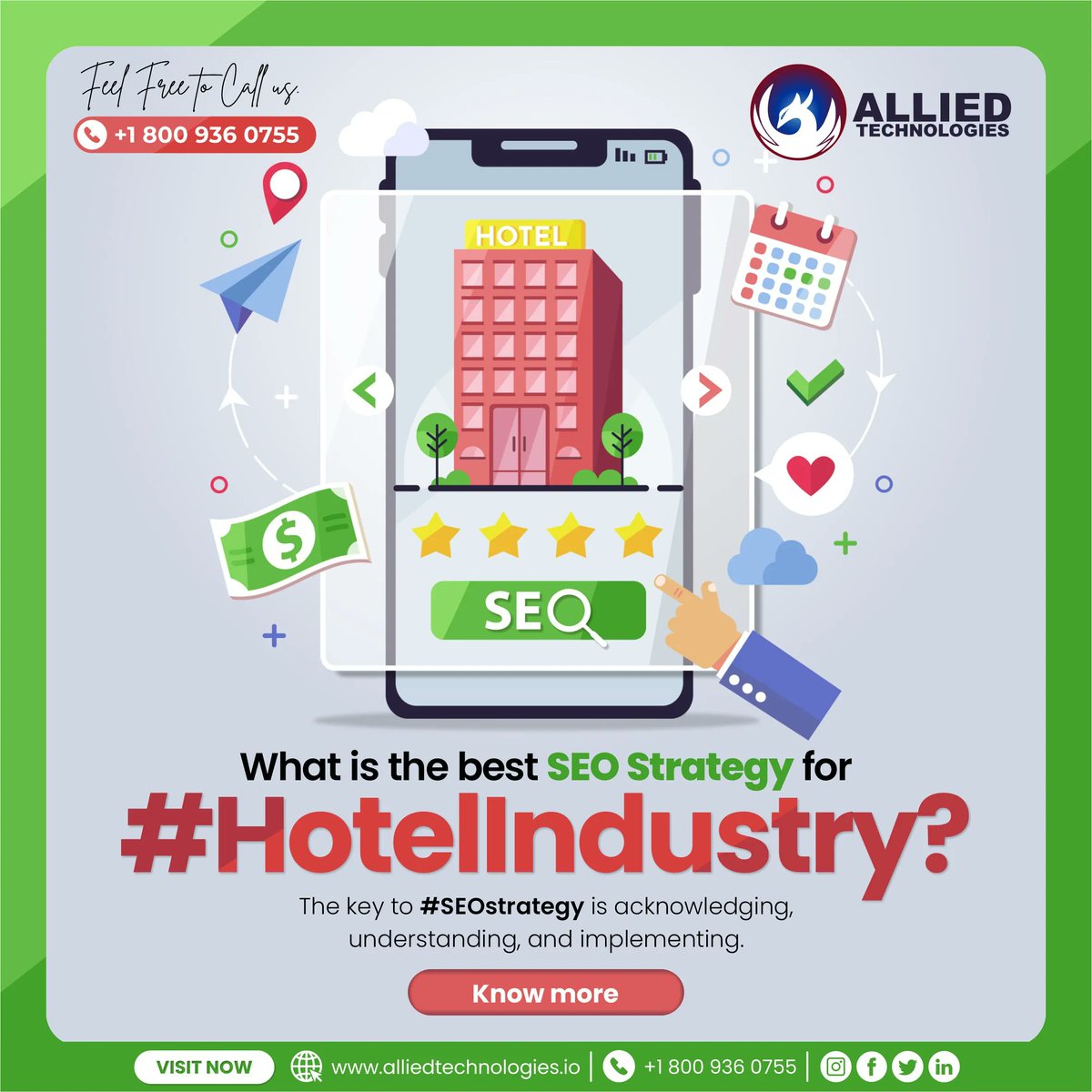 What is the best SEO Strategy for #HotelIndustry?

The key to #SEOstrategy is acknowledging, understanding, and implementing...Read More: buff.ly/3LbkwZ2

#alliedtechnologies #seomarketing #socialmediamarketing  #marketingdigital #branding #DigitalTransformation