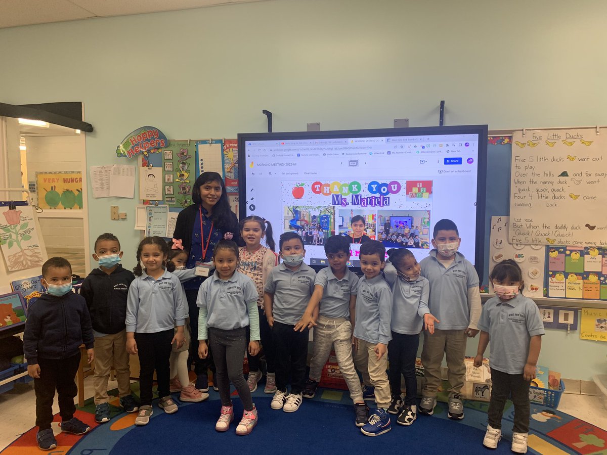 MrsDomenick_K's tweet photo. What a wonderful experience having a student teacher ! We will miss Ms. Mariela so very much ! @wnyecc https://t.co/BGkZVuPwFQ