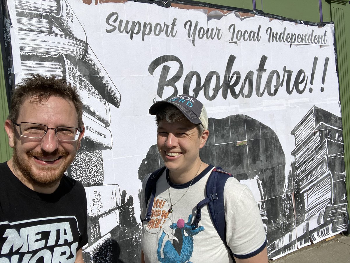 Eric Rosswood (@lgbt_activist) on Twitter photo Just finished visiting <a href="/papercutsjp/">Papercuts Bookshop</a>! @adriakarlsson and I got to hold our books together, here. Can you believe 2 cars recently smashed through the front of their building?! You can support their reconstruction efforts by shopping at their store! Just finished visiting <a href="/papercutsjp/">Papercuts Bookshop</a>! @adriakarlsson and I got to hold our books together, here. Can you believe 2 cars recently smashed through the front of their building?! You can support their reconstruction efforts by shopping at their store!