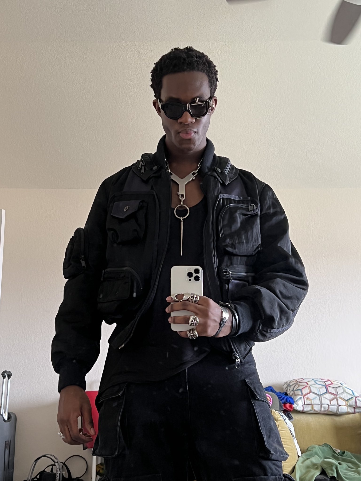Issey miyake cargo outlet bomber jacket Issey miyake cargo outlet bomber jacket