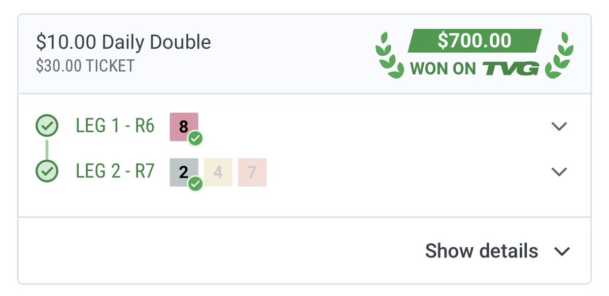 KJKid92's tweet photo. Daily Double game has peaked!… and with a Kingman nonetheless 🙌 #PrincipledStand #AmalfiPrincess https://t.co/PjV6fdI6kU