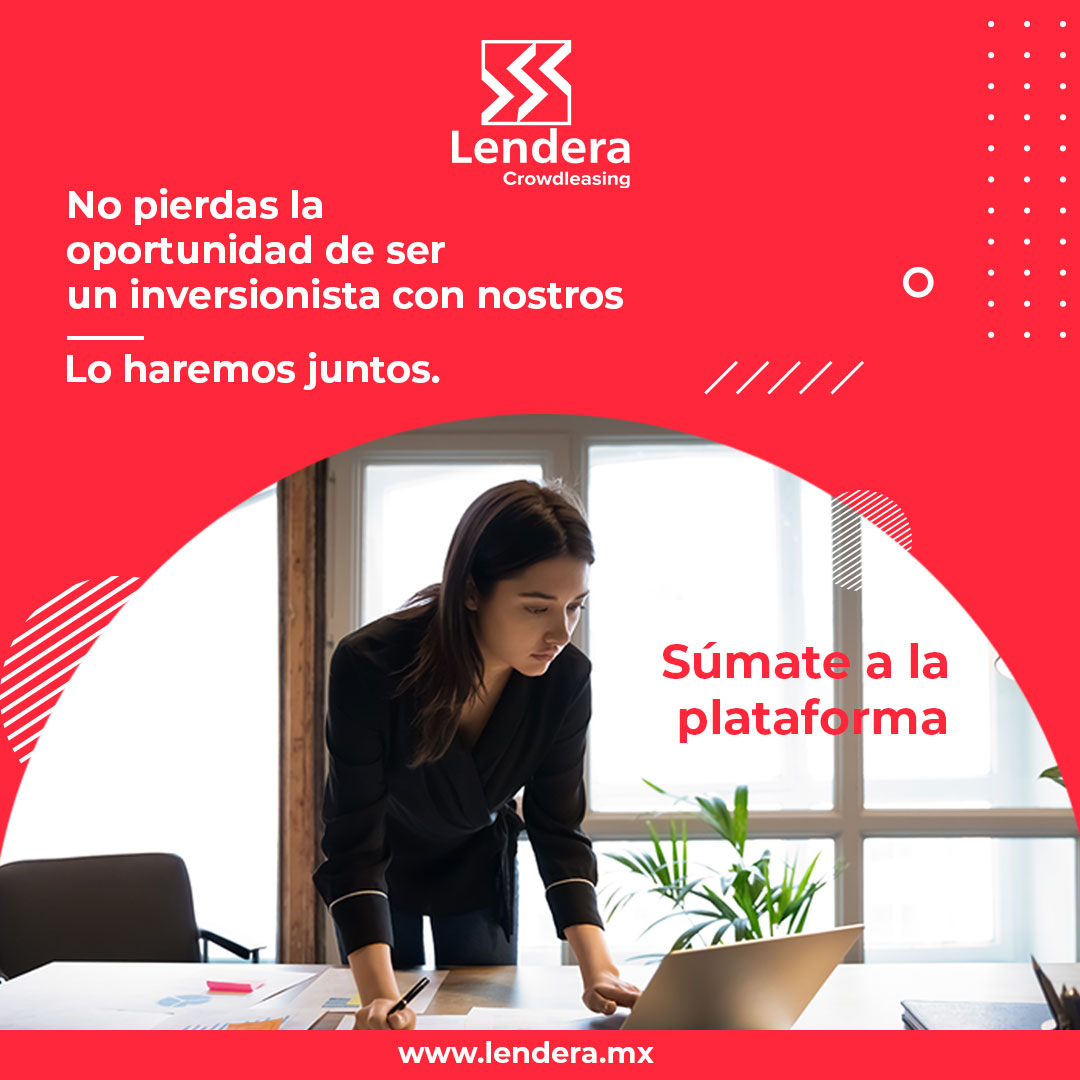 lenderamx's tweet photo. No pierdas la oportunidad de ser un inversionista con nosotros. Lo haremos juntos. Súmate a la plataforma. 

Regístrate hoy: 
https://t.co/hj7yRVucx3

#inversiones #dinero #finanzas #ahorro #crowdleasing https://t.co/7IVscIXUaM