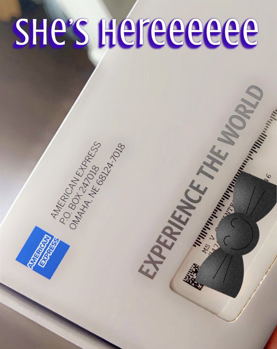 ViviannaSW's tweet photo. I’ve never cared about credit cards since I’ve only ever used my basic @AmericanExpress card but this baby comes with a lot of perks that are great especially when you travel so it was time to upgrade. 🙌🏼And it’s metal which feels pretty cool. 🤣🤪
#preTSA ✔️ #Skyclub✈️ @Delta https://t.co/P8xfv9uChF
