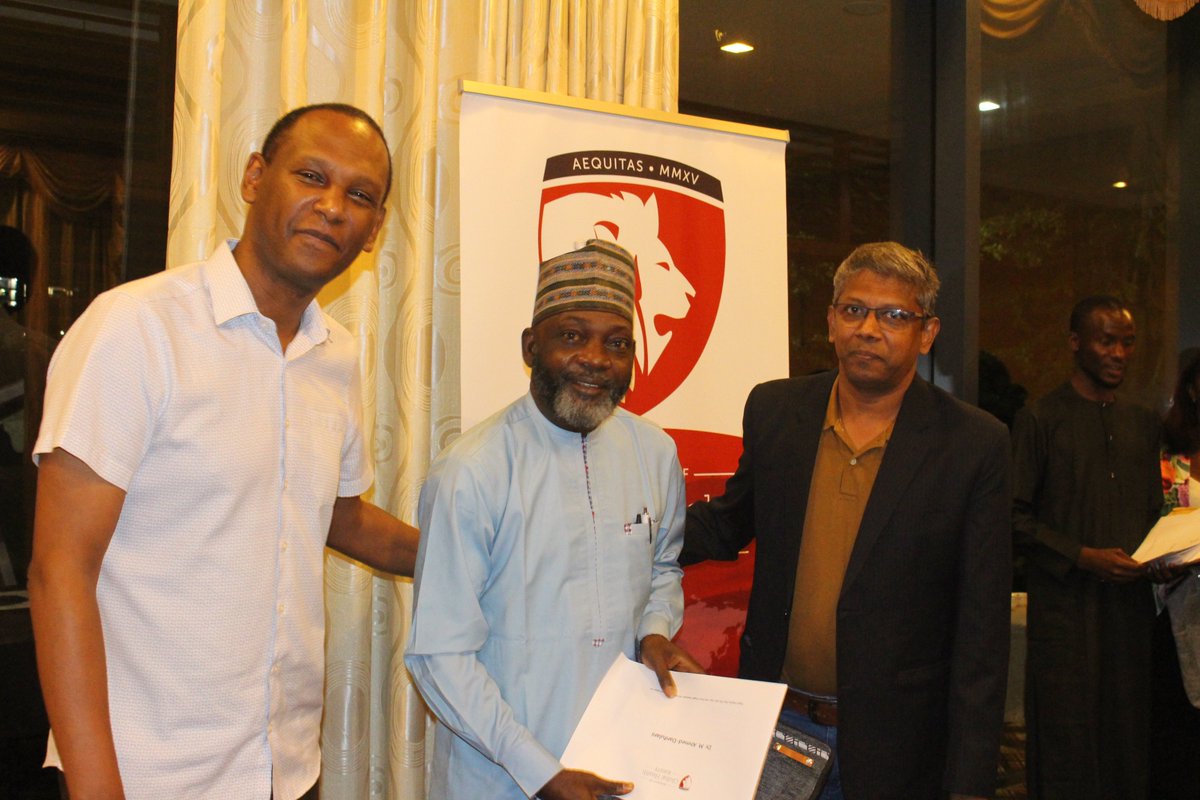 ughe_org's tweet image. After a week of learning about best practices for an #equitablehealth system, like community-based insurance, #UGHE's Executive Education program for @NhisNg participants concluded the course by sharing light-hearted moments with participants &amp;amp; issuing certificates of completion.