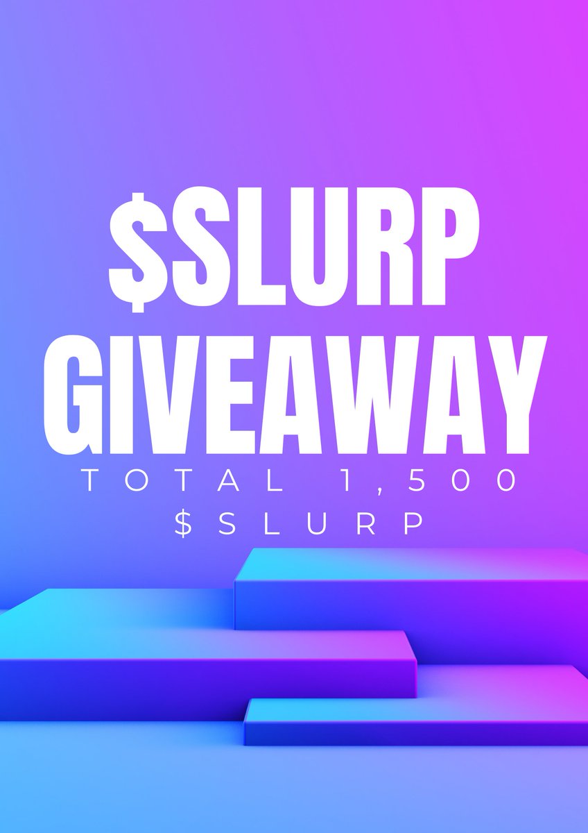 🌀 STONERS CUP $SLRUP GIVEAWAY 🌀

🎫 To enter:
1️⃣ Follow 
<a href="/StonerCupsNFT/">Cups Inc.</a> 
 + 
<a href="/Jax2cold/">uhitsjax</a> 
 
2️⃣ RT + Tag friends
3️⃣ Turn my notifications ON 🔔

⏰ 72 hours ⏰
#SolanaGiveaways #SolanaNFT #SolanaNFTs