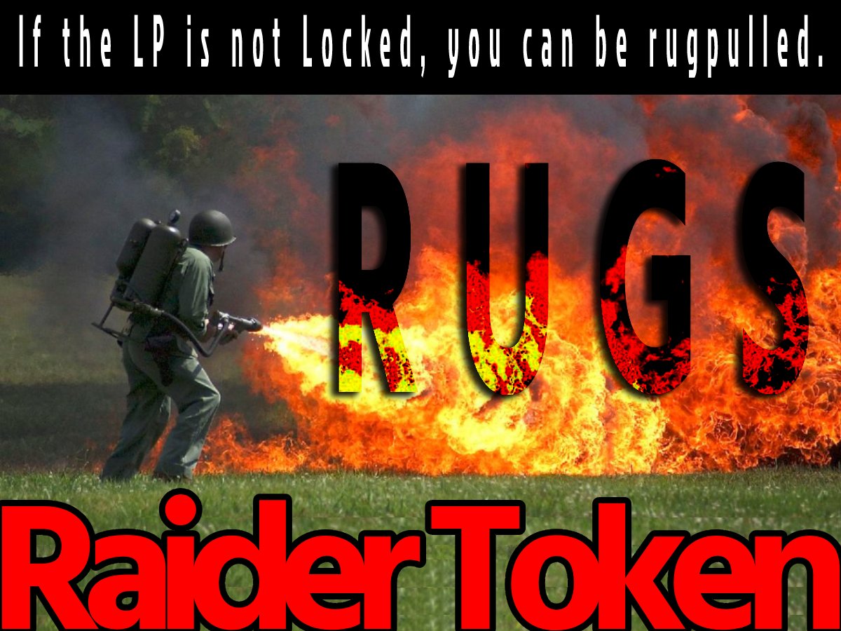 RaidNationLFG's tweet photo. #Safemoon is the biggest #ponzischeme. We're the safe, anti-#rugpull token. If we are going to do the most good, we have to fight the biggest villain.

#FreeDeFi from the grips of scammer culture.

#RaiderToken will destroy all scams! https://t.co/RNkFxcYgWy