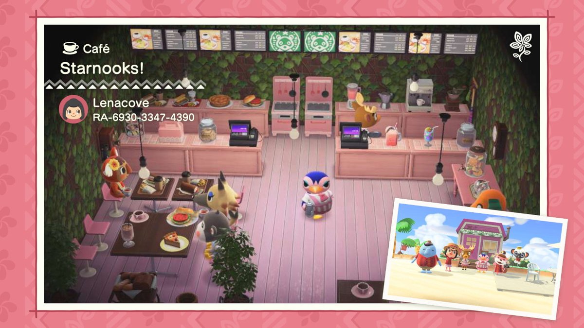 You can now visit Starnooks to grab a coffee and a snack!! dpl.sd.lp1.acbaa.srv.nintendo.net/znca/game/4953…
#Erik #Friga #HappyHomeNetwork #AnimalCrossing #ACNH