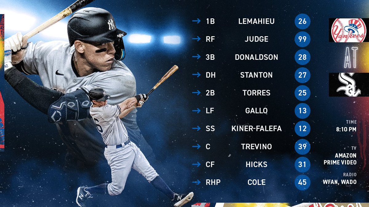 Yankees's tweet photo. Cole train comin' through. 

#RepBX https://t.co/GK4kkkX9jd