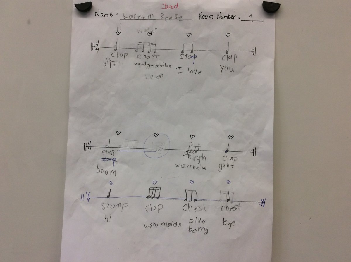 Our gr.4 students have been working on their rhythm/body-percussion creation with their partner(s). Some groups are working on their lyrics. The students will do their performances during their lessons next week. #dhscbe