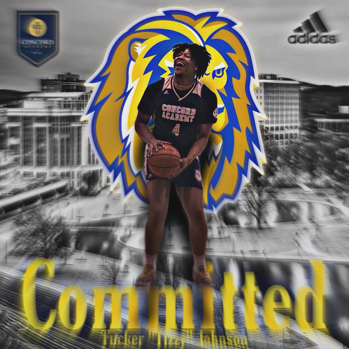 1000% committed💛💙