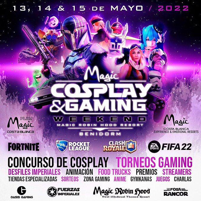 cjdltorre's tweet photo. #oFoseasoPeleas HA LLEGADO EL GRAN DIA!!! SABADO 14 de Mayo..... @Lafosadelrancor en directo TODO EL DIA por SPACES en el #MagicCosplay&GamingWeekend... estar atentos a vuestras cuentas de Twitter y entra a participar cuando queráis con todos nosotr@s https://t.co/B3CXDflWeX