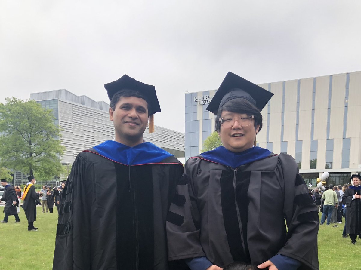 santoshgnag's tweet photo. Hooded my fourth PhD student Jay Lim. Jay has done amazing work in the RLIBM project #RutgersCS @JayPLim1 https://t.co/4FzWCqbhA3