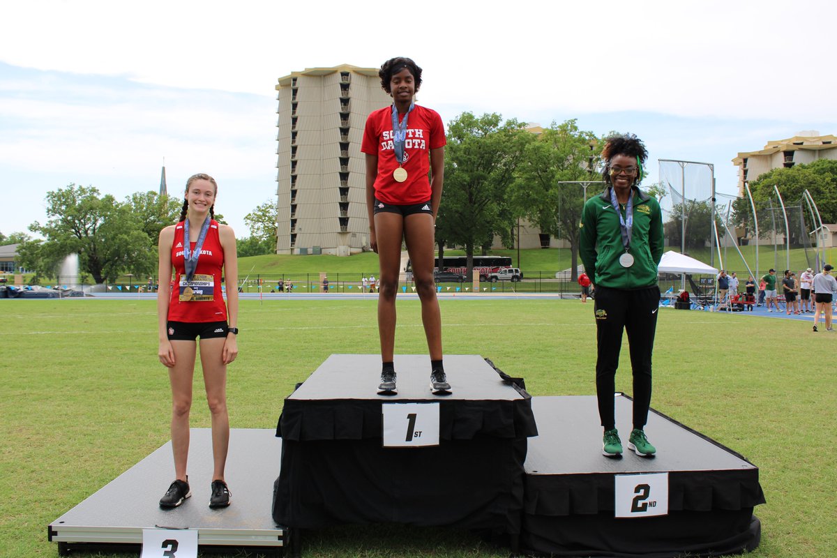 TheSummitLeague's tweet photo. 𝐖𝐨𝐦𝐞𝐧'𝐬 𝐇𝐢𝐠𝐡 𝐉𝐮𝐦𝐩

🥇 Danii Anglin, @SDCoyotesXCTF (5-10.50; 1.79m)
🥈 Daejha Moss, @NDSUTrackField (5-09.25; 1.76m)
🥉 Carly Haring, USD (5-09.25; 1.76m)

#ReachTheSummit x #SummitReaches40 https://t.co/rij2D7jGpy