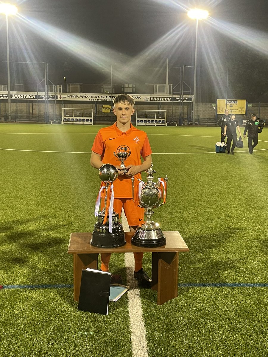 staffscountysl's tweet photo. Leek Cup winners @AfcAlsagerFirst and man of the match Finlay pattison https://t.co/ZuRlU8qIH1