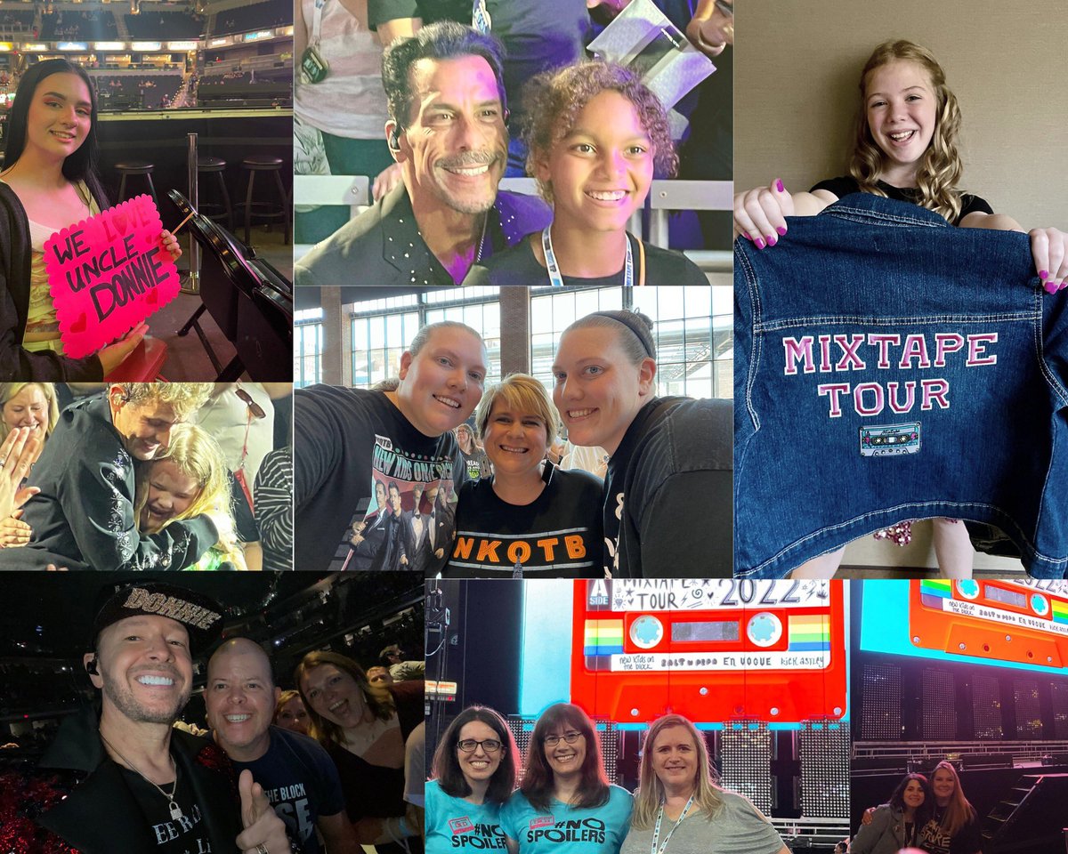 We love seeing your photos!! Post your pictures and use the hashtag #NKOTBMixtapeTour 🤖❤️