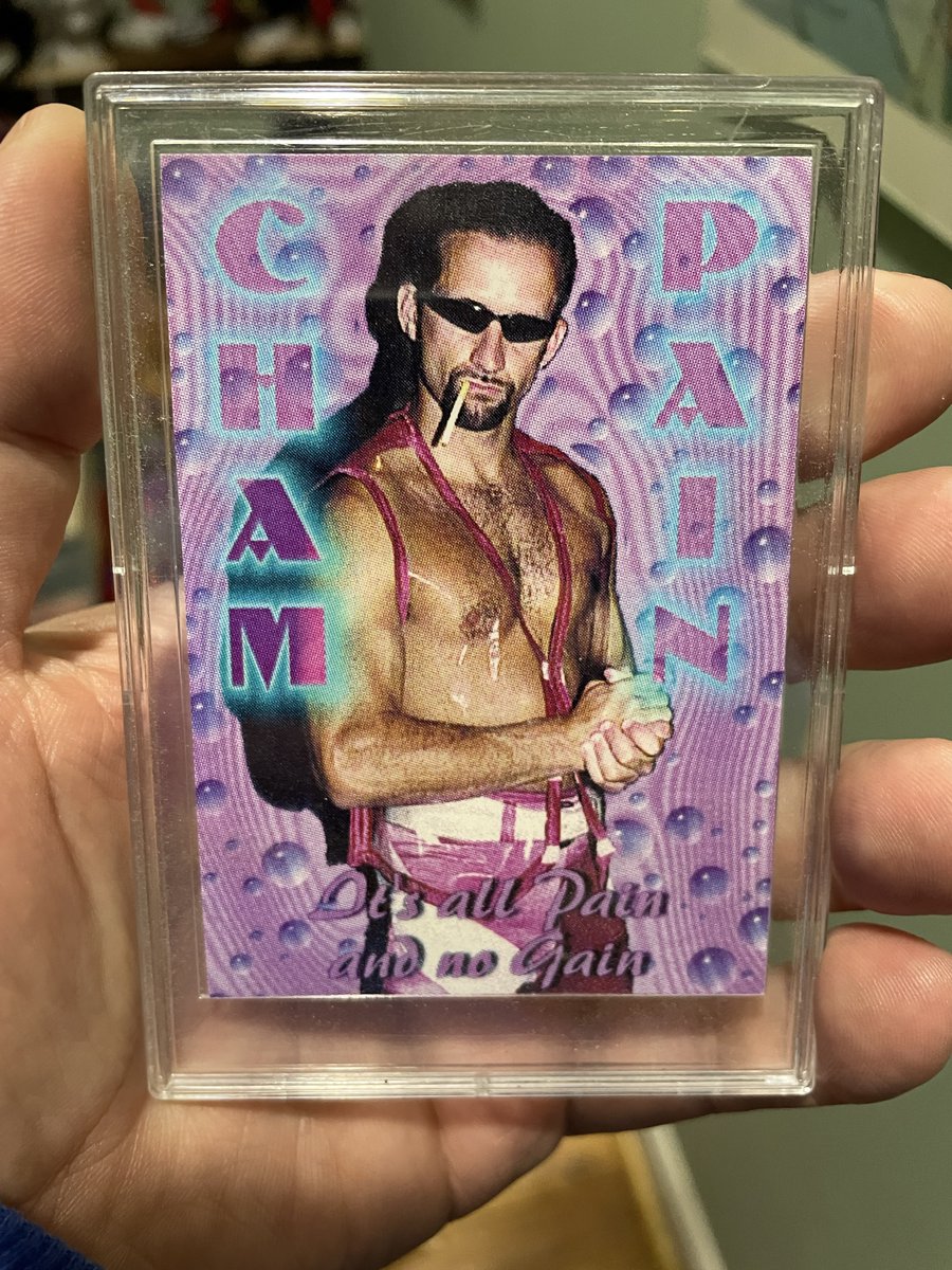 tedhobgood's tweet photo. @ScottASMBrand @CapriceColeman @MATTHARDYBRAND Thanks Scotty! I remember thinking at the time that we had the best wrestlers on the independent scene at the time, and they deserved to have their own trading cards! Each one of the boys got their own card, and then I kept a set. There were NFWA cards and later, OMEGA cards. https://t.co/MxnCQ7jNRC