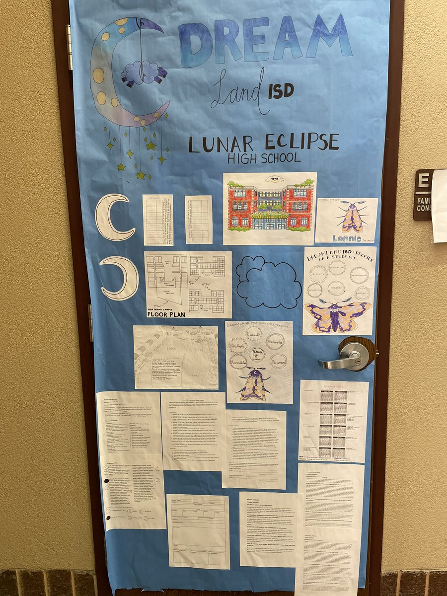 We had a gallery walk today to display our Utopian schools and to wrap up before our final project in Principles of Education and Training. #tfnd #kisdbest #growourown