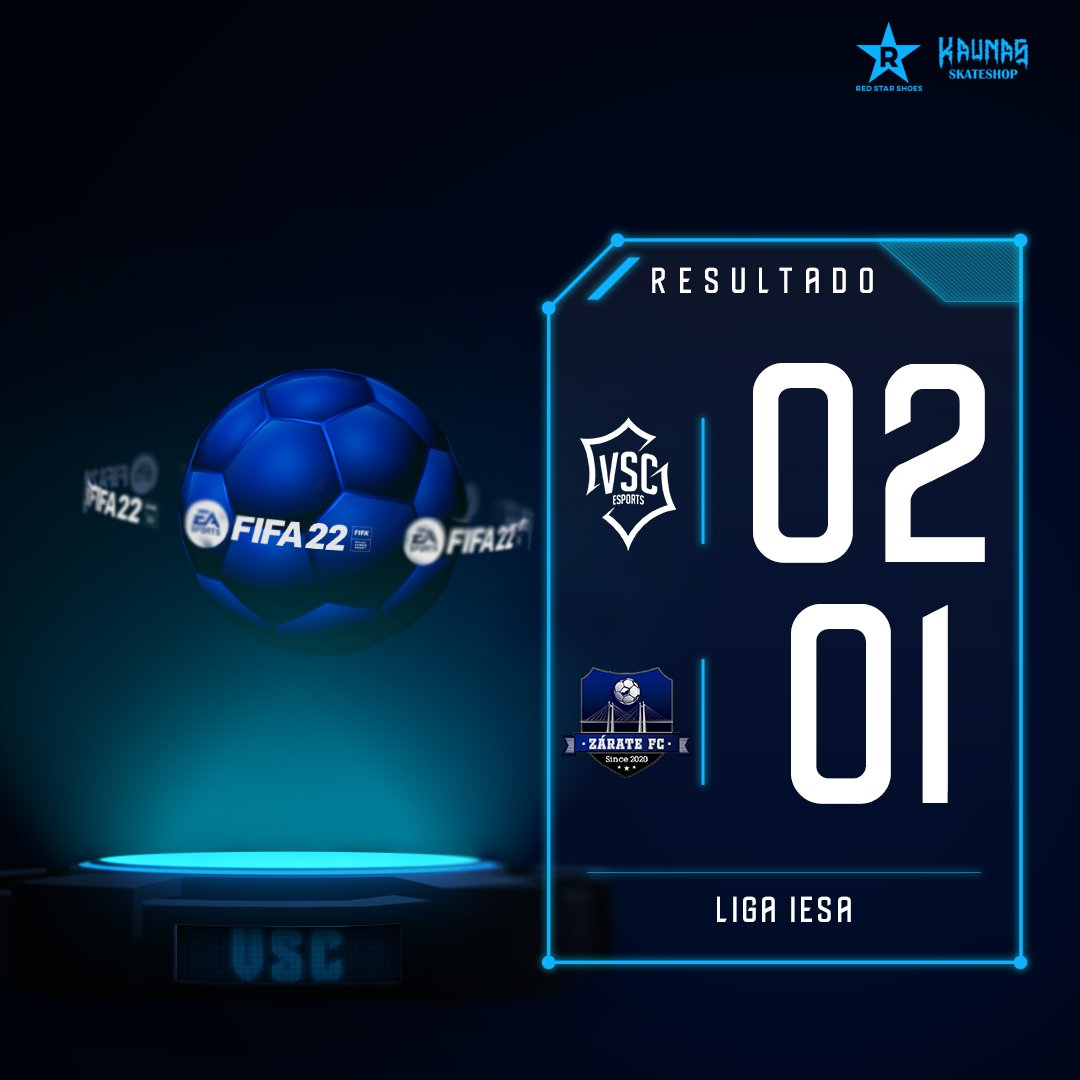 Cavsc_Esports's tweet photo. ⚽ UN ALMA POR UN ALMA 🥅

Caemos ante @NapoliArgeSport 4 a 5 pero vencemos por 2 a 1 a #ZarateFC en la doble fecha de la Liga C de @IESAFIFAar 

Seguimos peleando 💪💙 https://t.co/bvtFH017sN