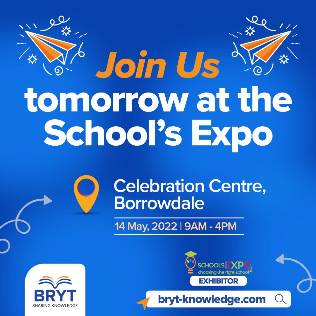 BrytKnowledge's tweet photo. Come visit our booth tomorrow at the Private Schools Expo and stand chance to win some free goodies 😊🥳.

#privateschool #privateschoolsexpo  #bryttogether https://t.co/SSgwGyfL17