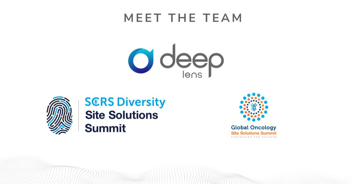 We are excited to announce that Deep Lens will be sponsoring #oncology #clinicalresearch global summits. Meet us at <a href="/MySCRS/">Society for Clinical Research Sites (SCRS)</a> Site Solutions Summit on May 20, 2022, and at the Global Oncology Site Solutions Summit, Austin Texas, on May 21 and 22, 2022. bit.ly/3FJmHBS