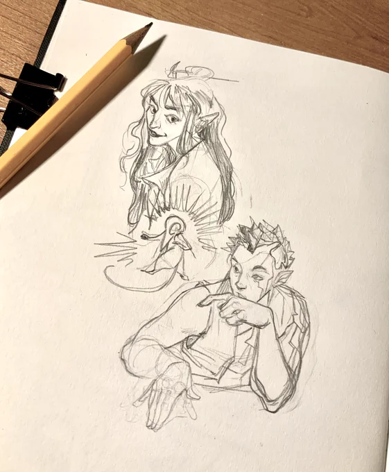 #CriticalRoleSpoilers live sketches from the latest episode! I love Chetney #doYouHaveAKey 