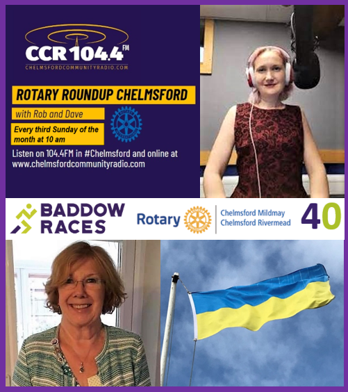 MildmayRotary's tweet photo. #RotaryRoundup Sun 15 May 10-noon @ChelmsfordCR: 40th #GreatBaddowCharityRaces, Anne Moriaty 2024-25 District Governor, and @ChelmsfordCR's @ShellyDRadio who recently received prestigious award. Plus Rotarians help to #Ukraine, and celebrating #PlatinumJubilee @RIE1240 https://t.co/ElL3udWDpt