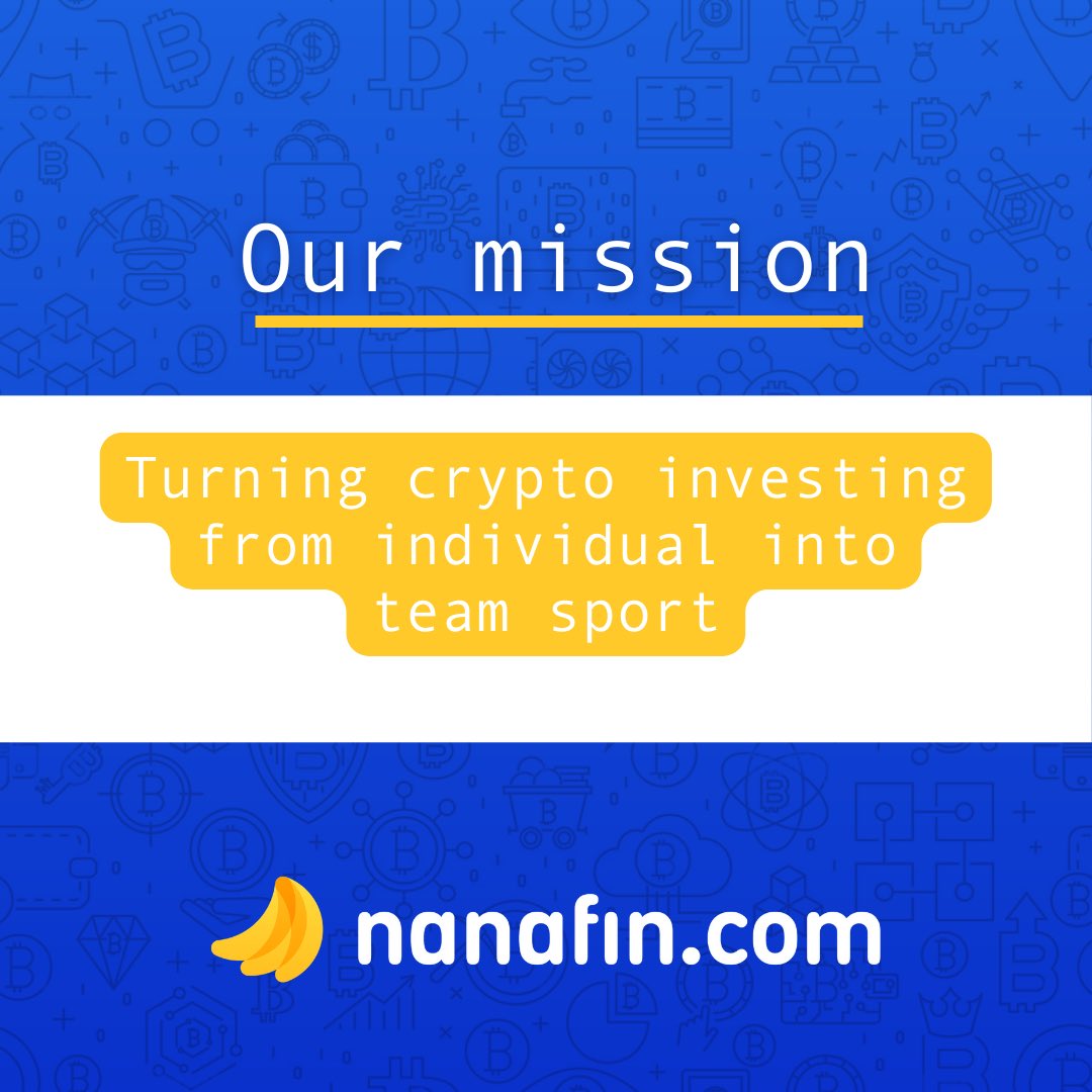 nanafin_com's tweet photo. Why doing all the effort of researching the latest projects alone when you can also tap into the knowledge of your friends and trusted experts? We at Nanafin provide you with the medium to do so. Check out our website

#cryptocurrency #socialinvesting #trading #web3 https://t.co/xSu12yjXDC